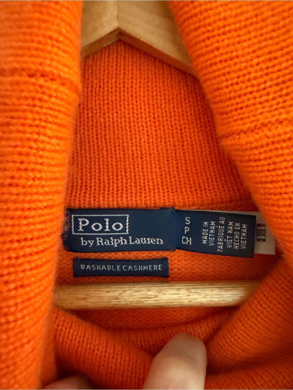 POLO RALPH LAUREN 100% Italian Cashmere Washable Lux Soft Turtleneck Sweater S P - Picture 3 of 10